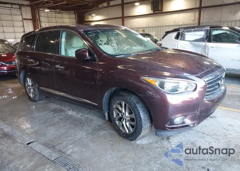 2013 Infiniti Jx35 z USA, uszkodzony, nr VIN 5N1AL0MM3DC302472